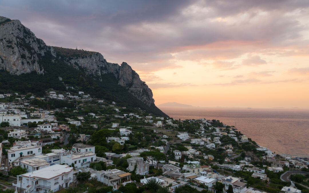 Over the Mountains – Capri Sunset